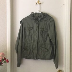 Army green jacket